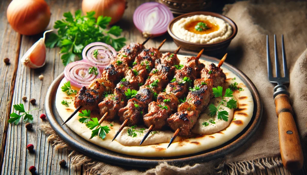 Kabobs & Garlicky Sauce – Middle Eastern Flavors at Home!