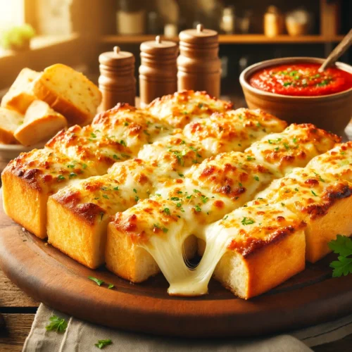 Cheesy Garlic Bread 🧄🧀🔥