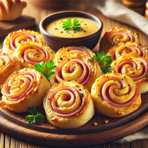 Recipe Title: Ham and Cheese Pinwheel Appetizers