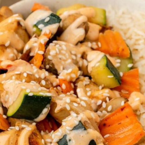 Healthier Hibachi Chicken Bowls