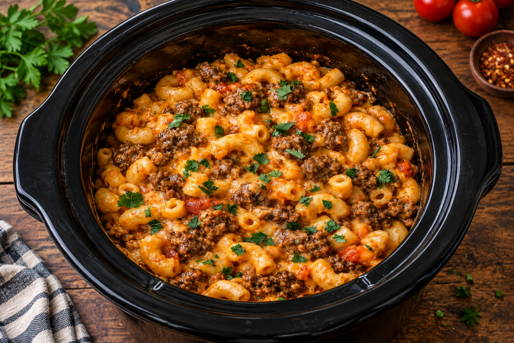 The Slow Cooker Pasta Disaster Slow Cooker Chili Mac