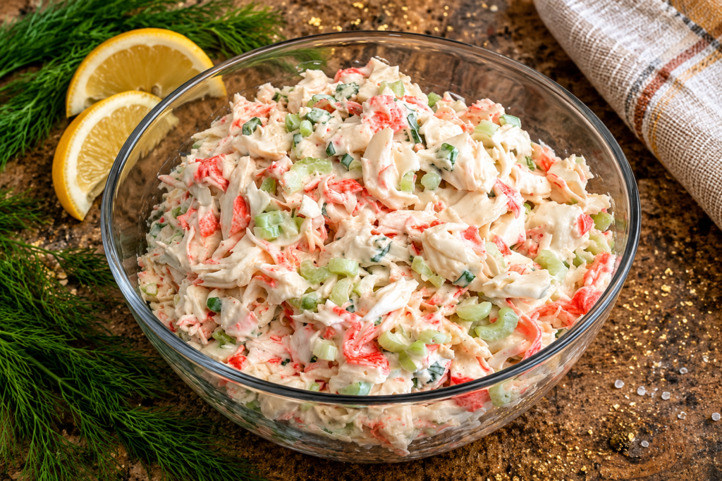 The Summer Potluck Disaster That Taught Me Seafood Salad