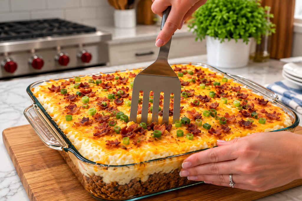 The Watery Casserole Disaster Loaded Mashed Potato and Beef Bake