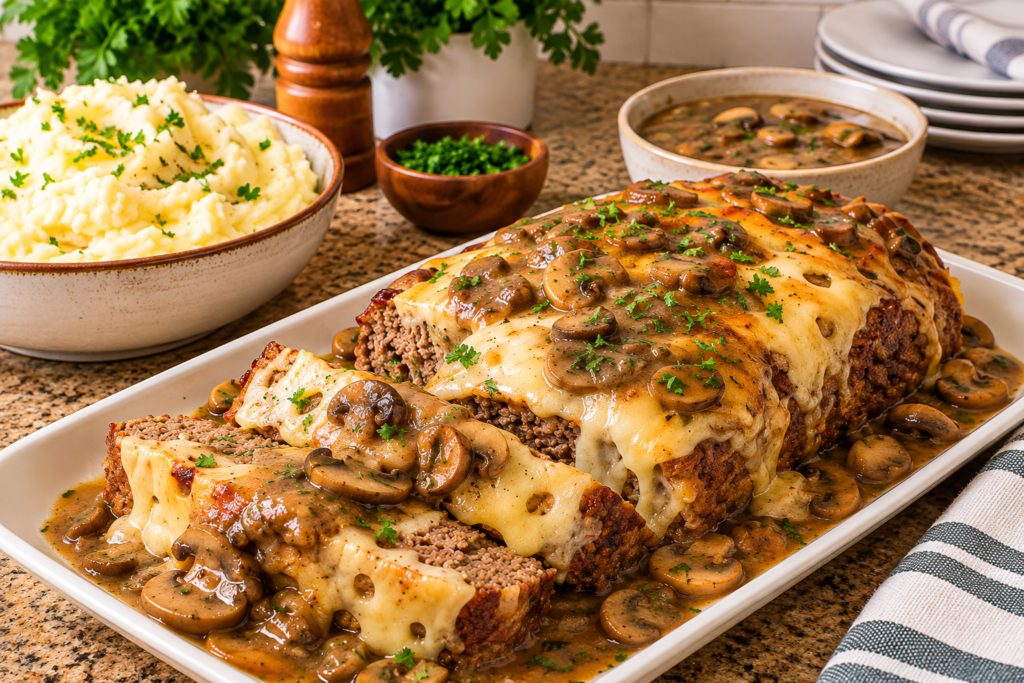 The Dry Meatloaf Disaster Mushroom Gravy Meatloaf