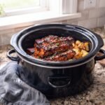 Slow-Cooker Honey Garlic Pork Ribs and Roasted Potatoes